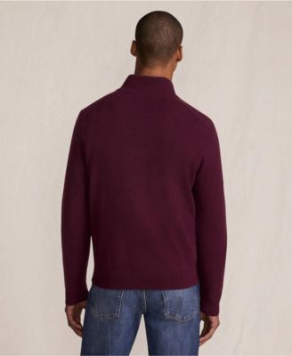 Men's Fine Gauge Quarter Zip Sweater