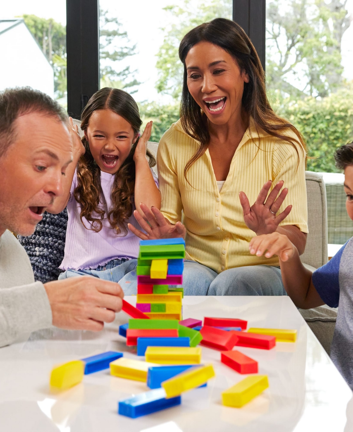 Mattel Uno Stacko Game For Kids And Family In Multi
