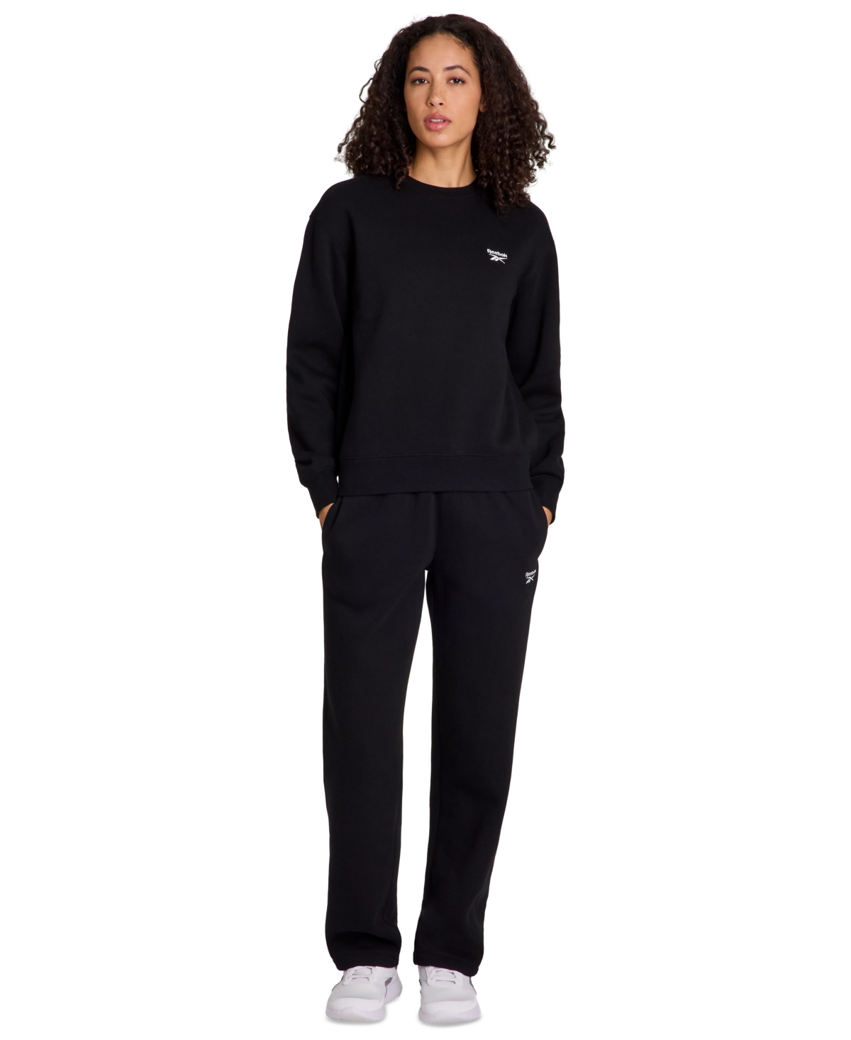 Reebok Women's Straight Leg Sweatpants In Black