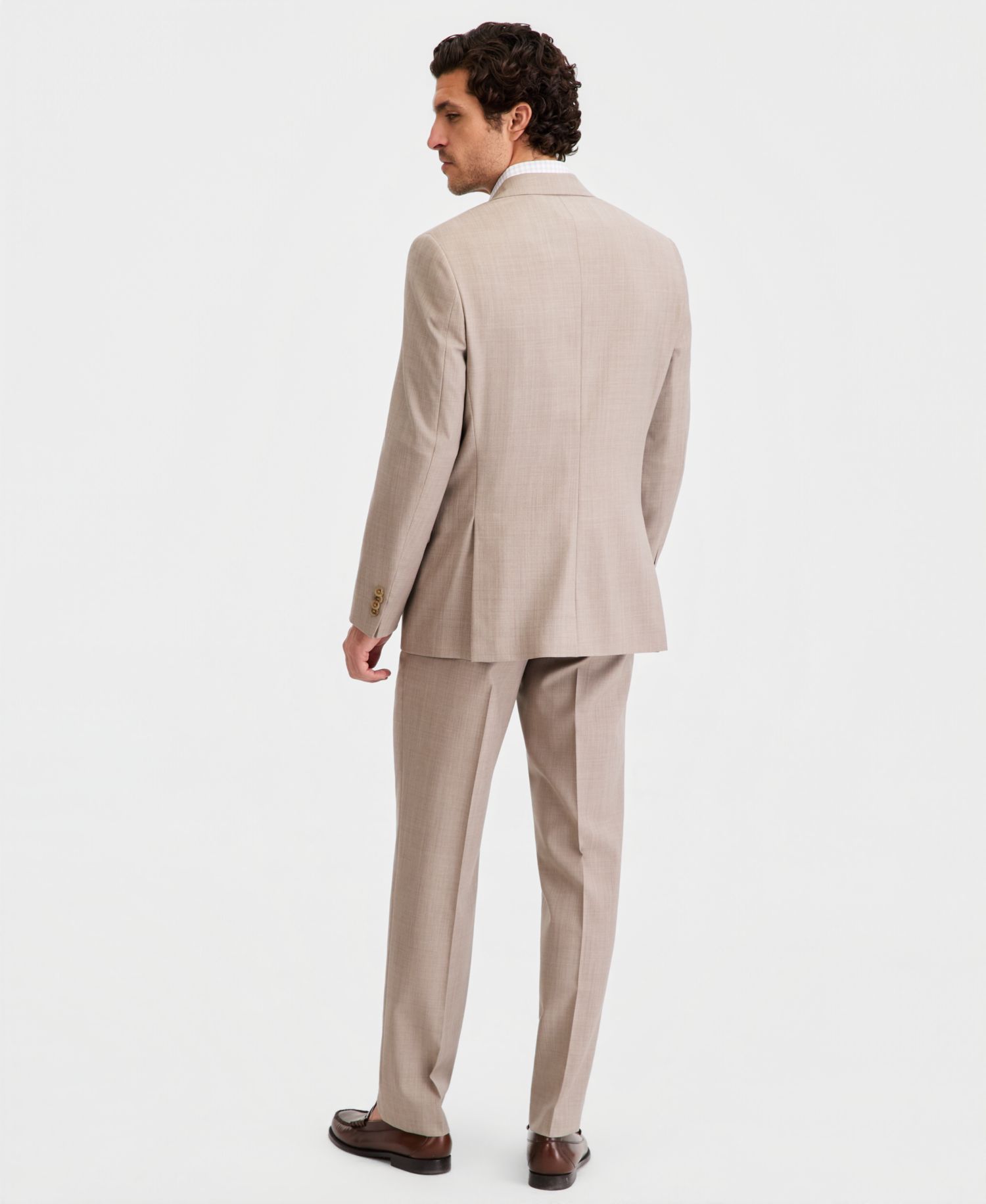 Men's Classic Fit Wool Blend Suit Separates Pant