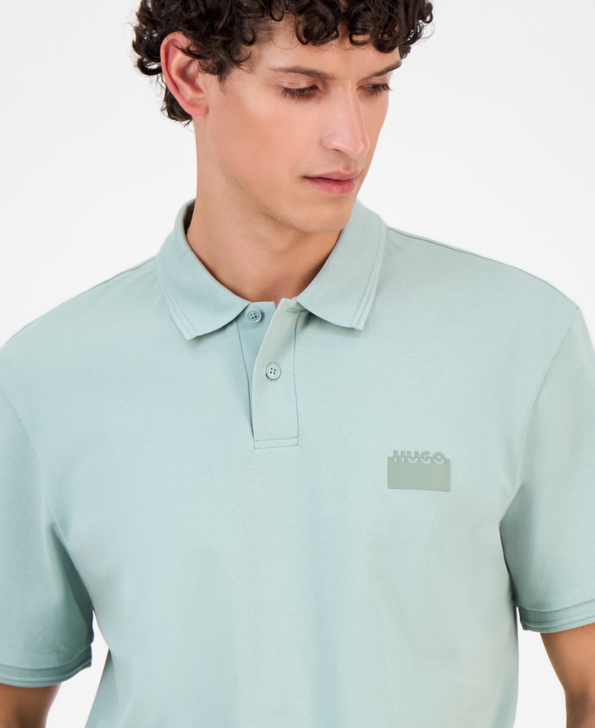 Hugo Boss Hugo By  Men's Delastolo Polo In Green