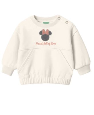 Baby Girls' Minnie Mouse Sweatshirt and Pants, 2-Piece Set