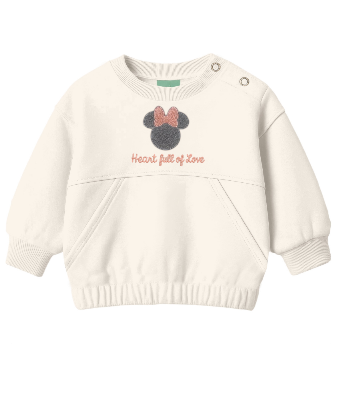 Disney Baby Girls 2-piece Minnie Mouse Sweatshirt And Pants Set In Pink