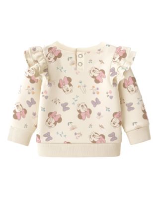 Baby Girls' Minnie Mouse Sweatshirt, T-Shirt and Pants, 3-Piece Set