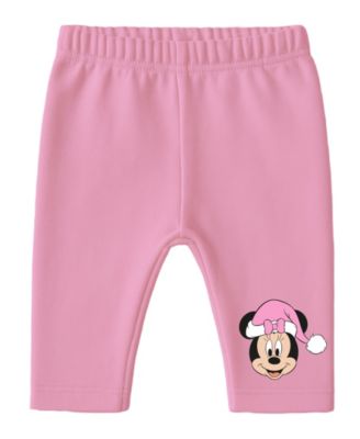 Baby Girls' Minnie Mouse Coverall, Bodysuit, Cap, Bib and Pants, 5-Piece Set