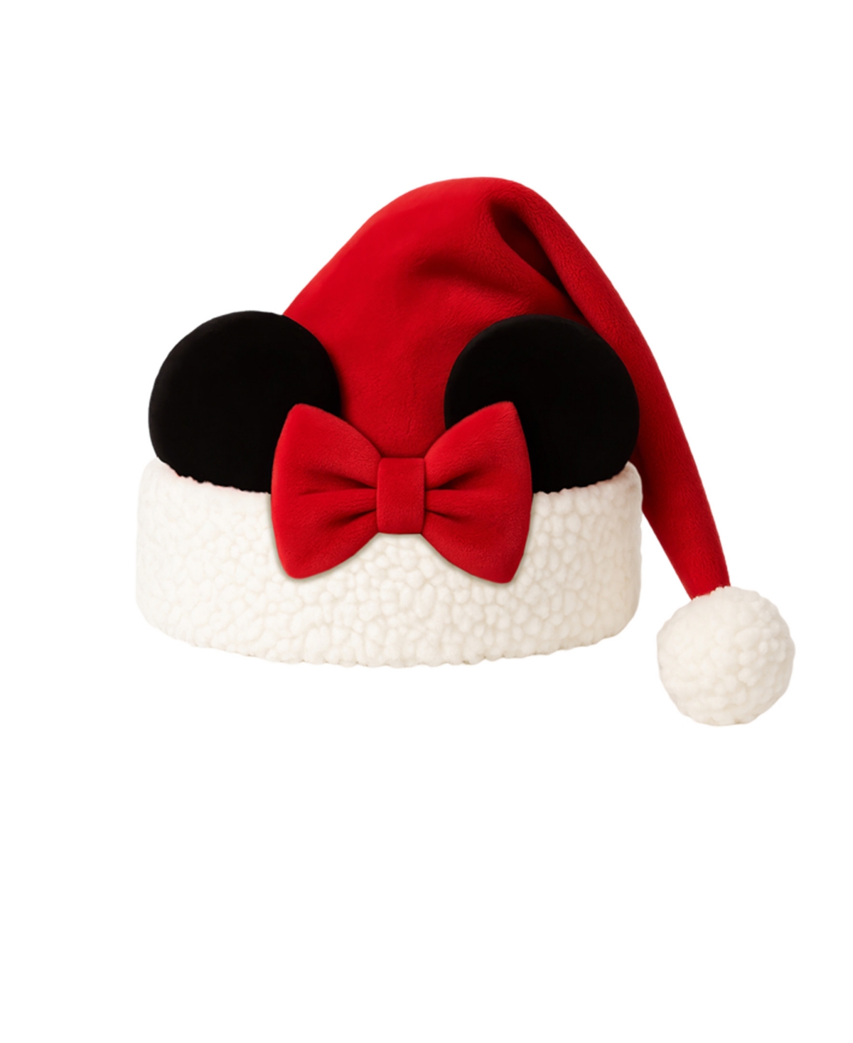 Disney Baby Girls 3-piece Minnie Mouse Holiday Dress, Tights And Hat Set In Red