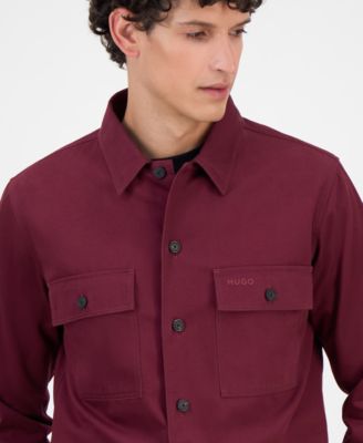Men's Cotton Twill Oversized Shirt