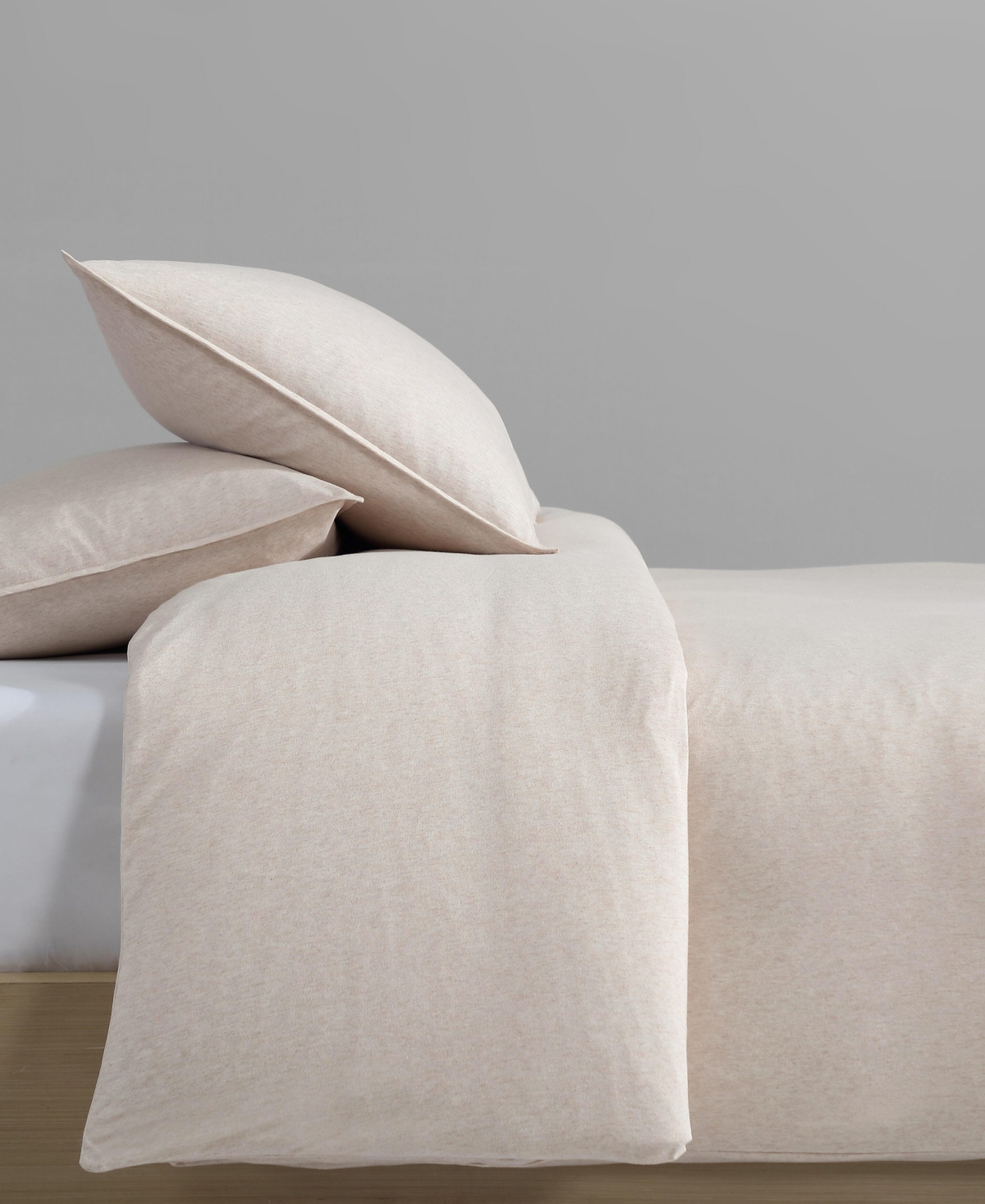 Calvin Klein Modern Cotton Melange 3-pc. Duvet Cover Set, Twin In Neutral