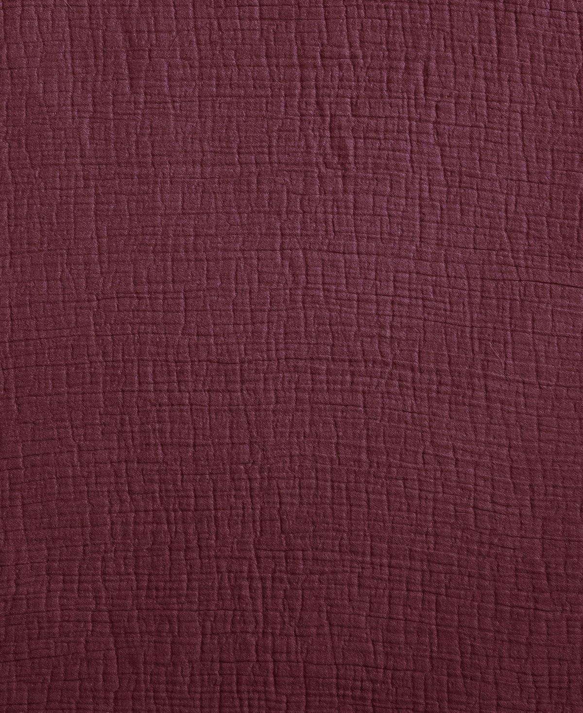 Calvin Klein Washed Texture Solid Cotton Jacquard 3 Piece Duvet Cover Set, Queen In Burgundy