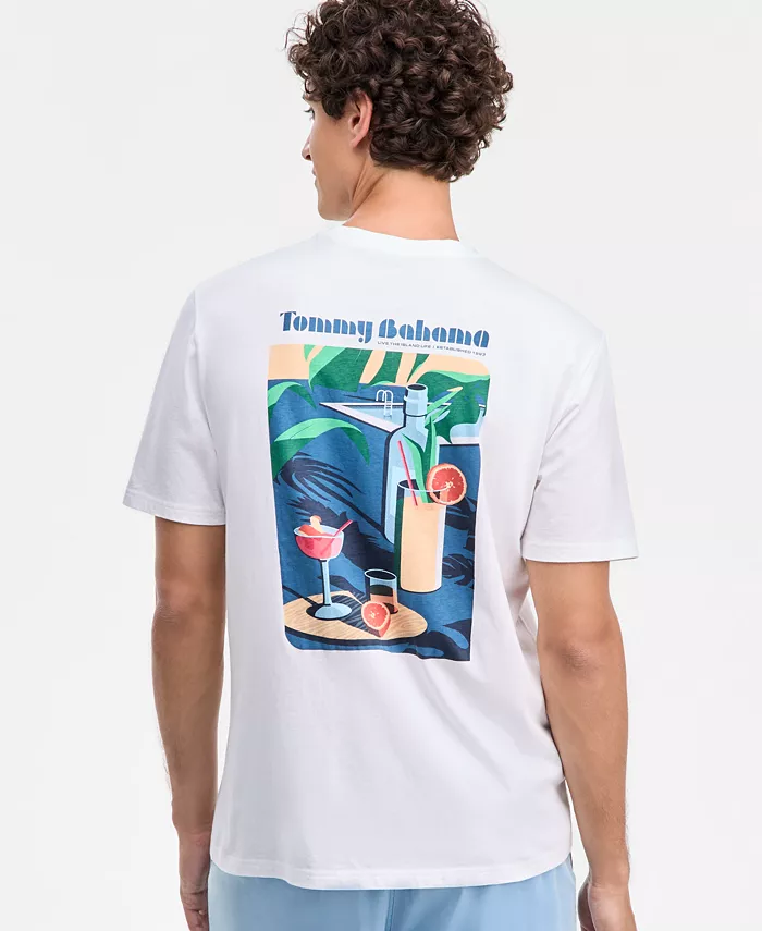 Men's Cotton Swim-Up Sips Graphic T-Shirt