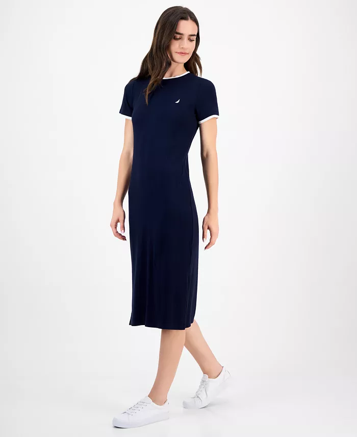 Nautica Women's Ribbed Midi Dress - thumbnail 6