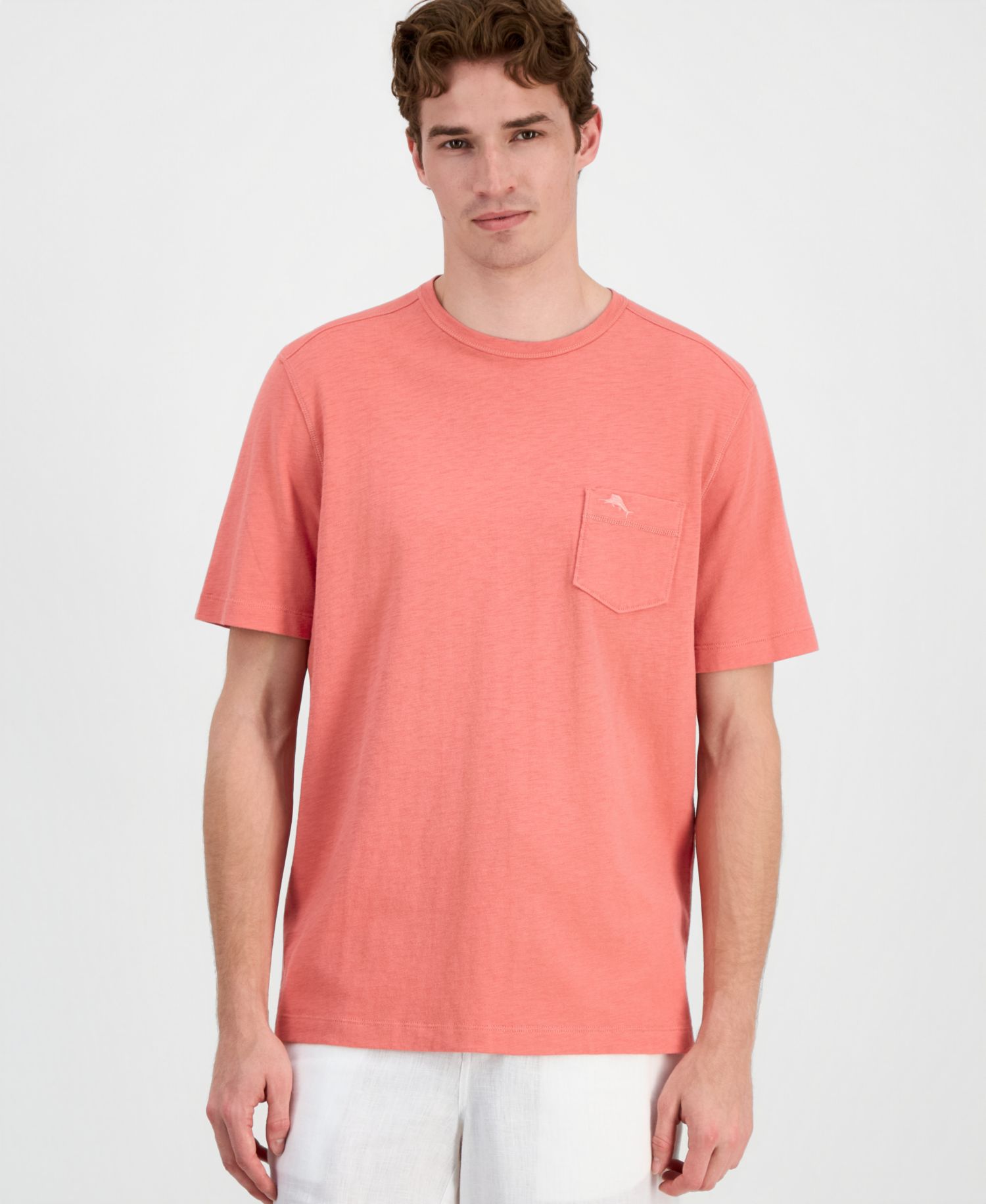 Men's Short Sleeve Crewneck Pocket Canal T-Shirt