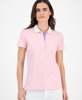 Nautica Women's Garden Paisley Polo Shirt