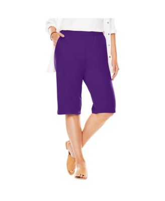 Plus Size 7-Day Knit Bermuda Shorts
