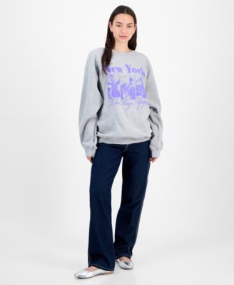 Juniors' New York City Graphic Sweatshirt