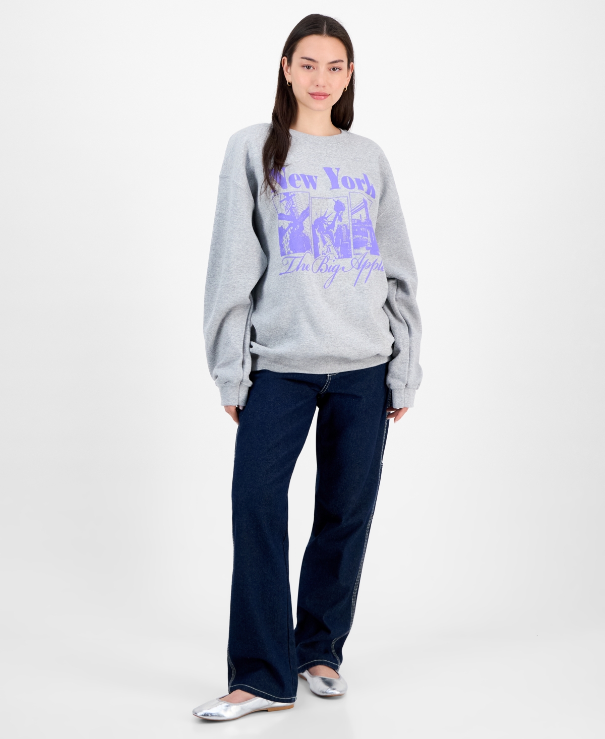 Love Tribe Juniors' New York City Graphic Sweatshirt