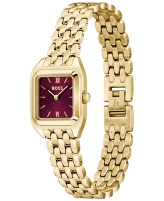 Women's Mae Petite Quartz Basic Mini Ionic Plated Thin Gold Steel Watch, 22mm