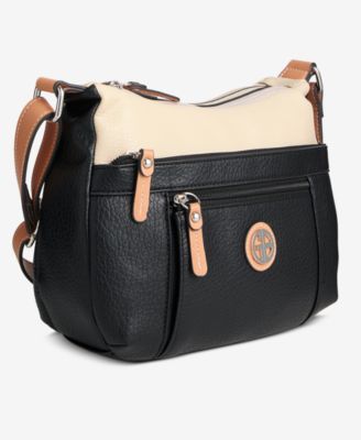 Colorblock Pebble Hobo, Exclusively at Macy's