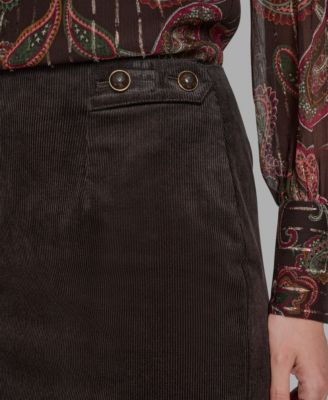 Women's Corduroy Mini Skirt