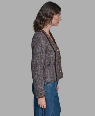 Women's Novelty Button-Down Jacket