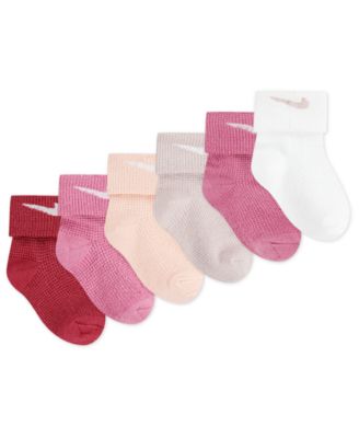 Baby and Toddler Boys and Girls 6-Pack Waffle Knit Socks