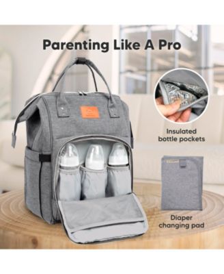 Original Diaper Bag Backpack, Multi-Functional Baby Diaper Bags with Changing Pad
