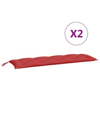 Garden Bench Cushions 2 pcs 59.1"x19.7"x2.8" Oxford Fabric