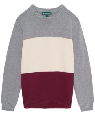 B By Brooks Brothers - Big Boys Color Block Sweater