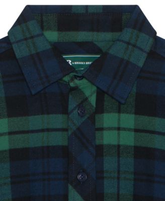 Big Boys' Plaid Long Sleeve Shirt