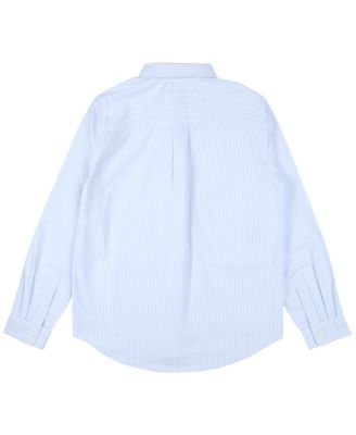 Big Boys' Striped Woven Long Sleeve Oxford Shirt
