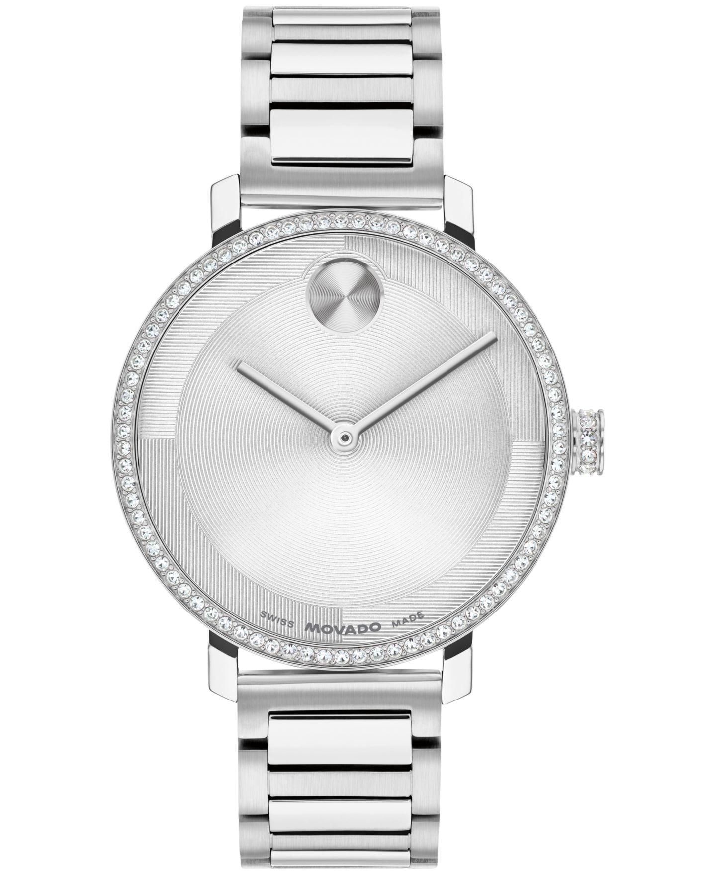 Женские часы Movado Bold Evolution 2.0 Swiss Quartz Stainless Steel Watch, 34mm — фото 1