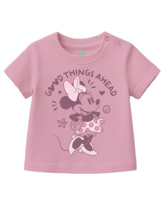Baby Girls' Minnie Mouse Sweatshirt, T-Shirt and Pants, 3-Piece Set