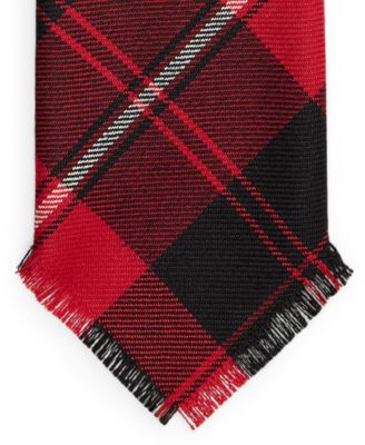 Men's Graduate Fringe Tartan Tie