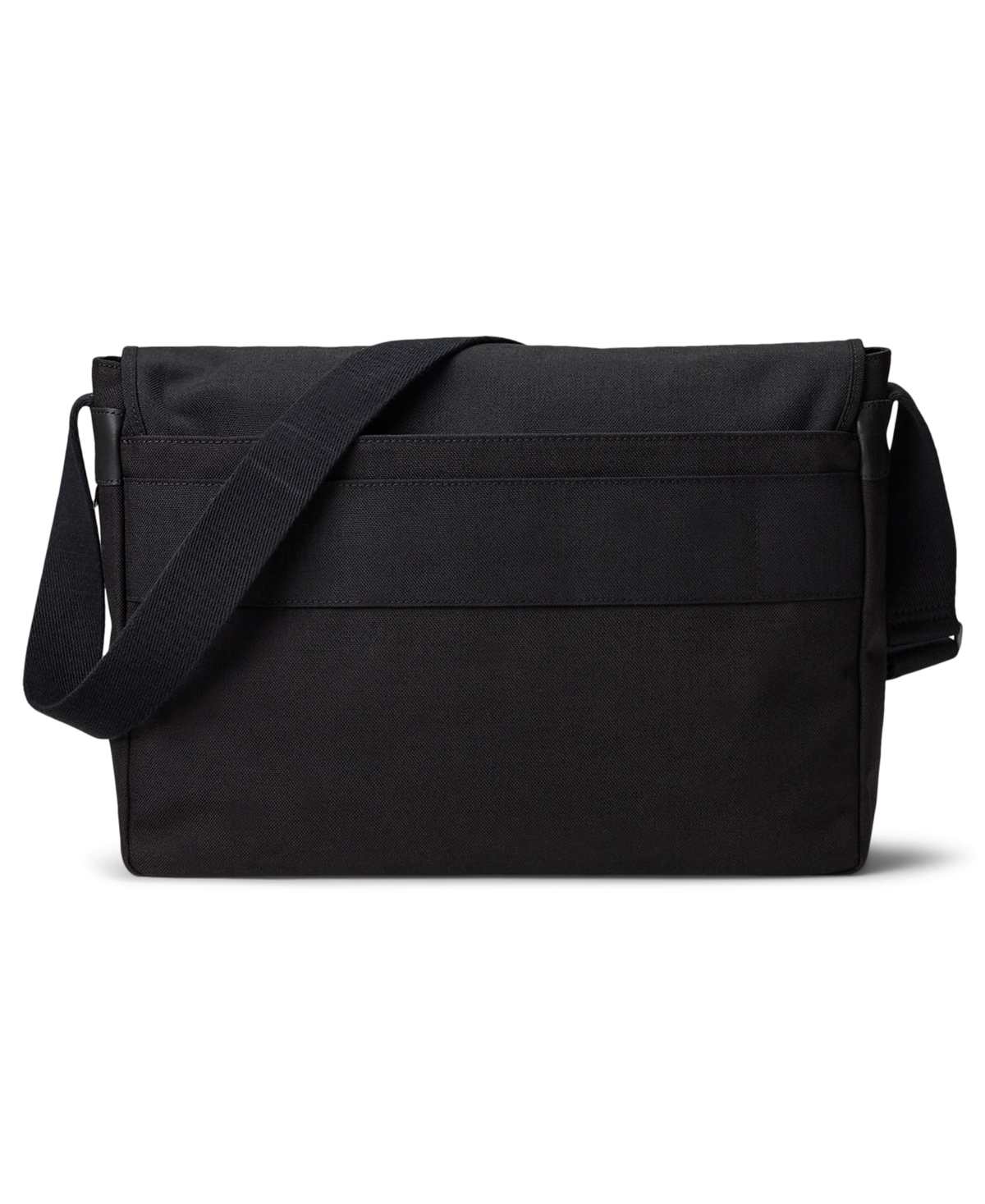Polo Ralph Lauren Men's Leather-Trim Travel Messenger Bag