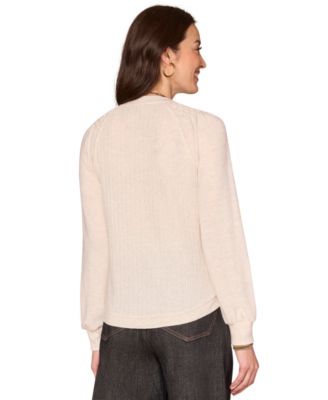 Women's Long Smocked Sleeve Top