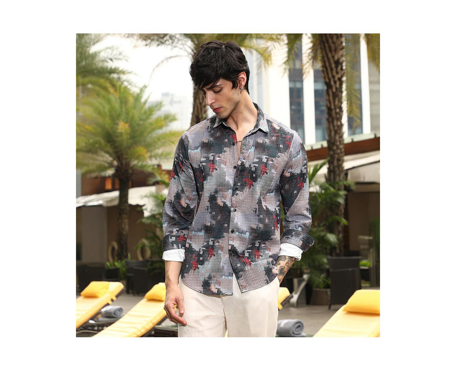 Men's Artistic-Blur Shirt