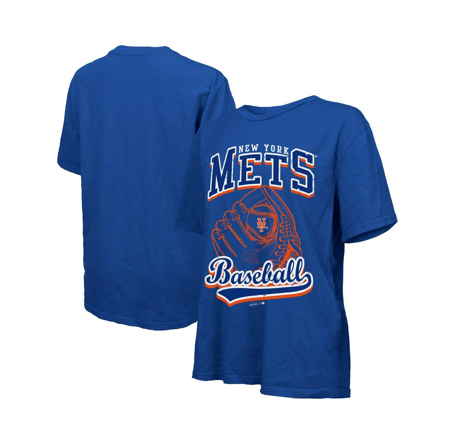 Women's Royal New York Mets Oversized First Base T-Shirt