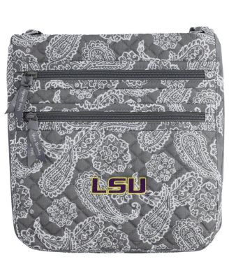 Vera Bradley - Women's LSU Tigers Iconic Triple-zip Bandana Hipster Crossbody Purse