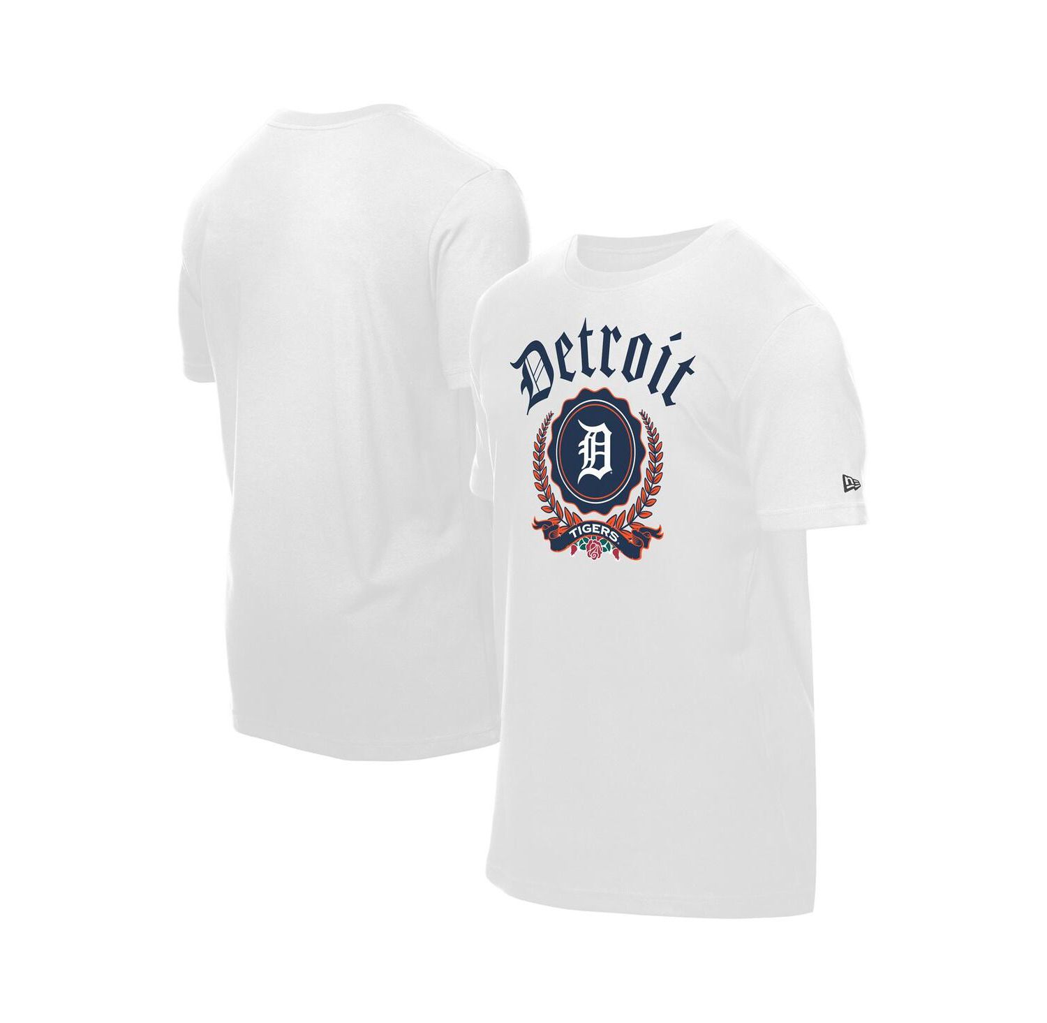 Men's White Detroit Tigers Fleur Domestic T-Shirt