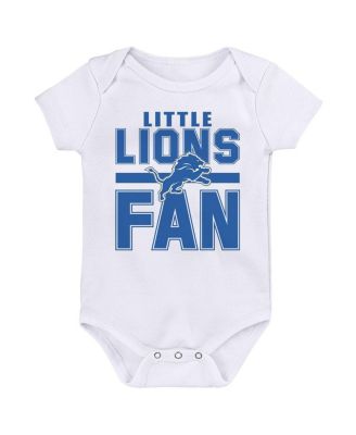 Newborn 3-Piece Detroit Lions Little Tike Bodysuit Set