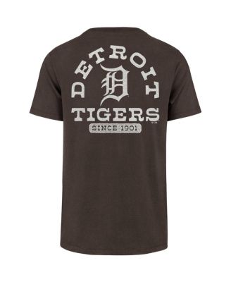 Men's Brown Detroit Tigers Back Canyon Franklin T-Shirt