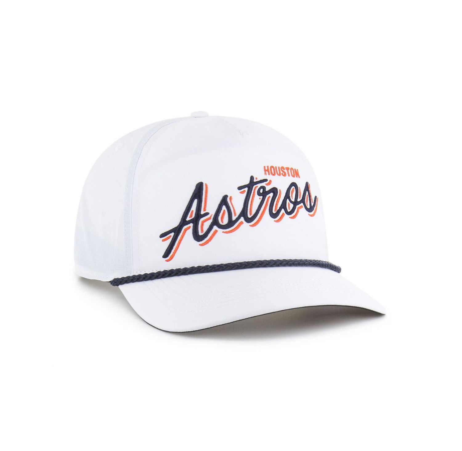 Men's White Houston Astros Brrr Fairway Hitch Adjustable Hat