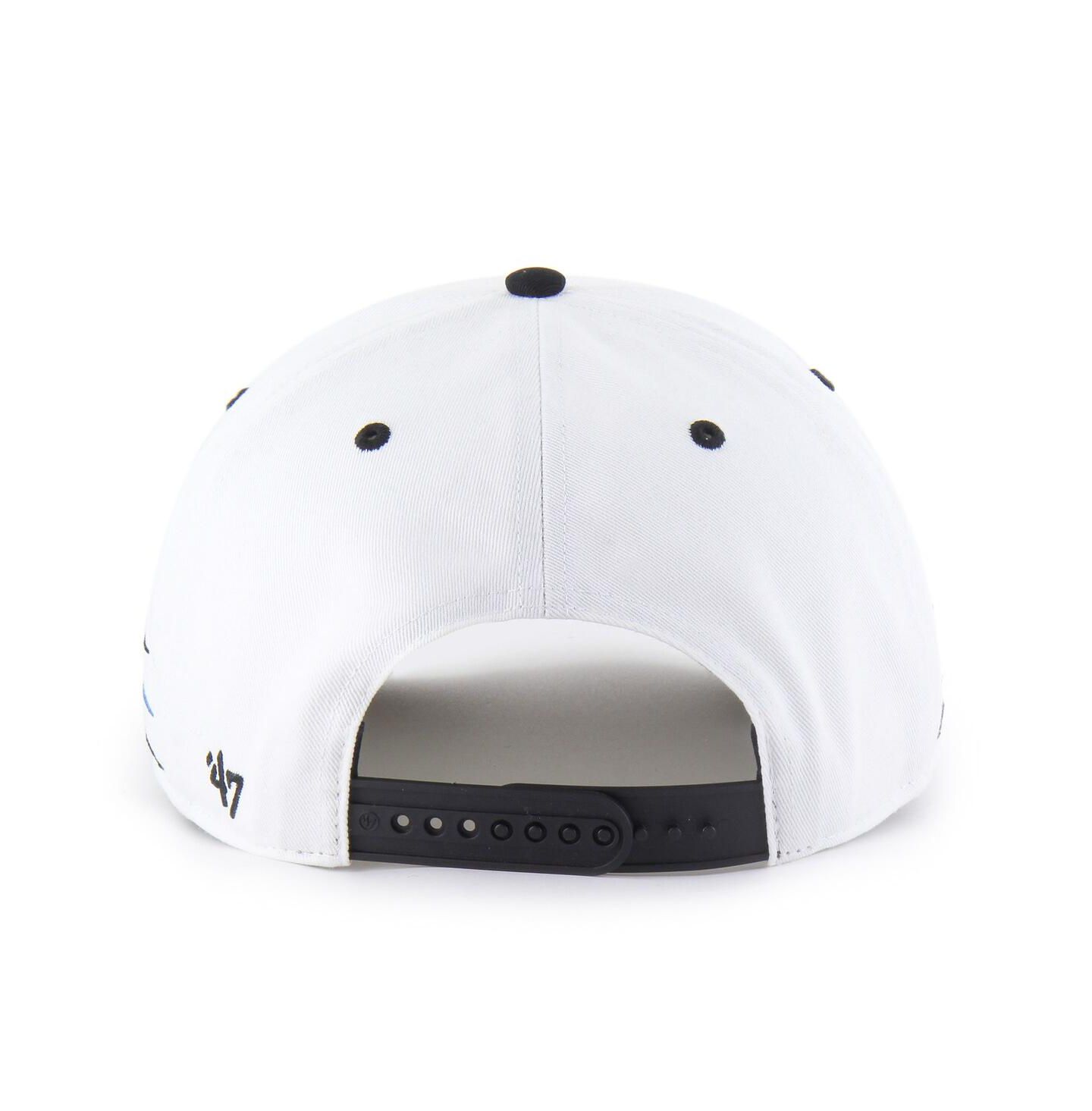 Мужская кепка '47 Brand White/Black NASCAR Diamond Cut Hitch Adjustable Hat — фото 2