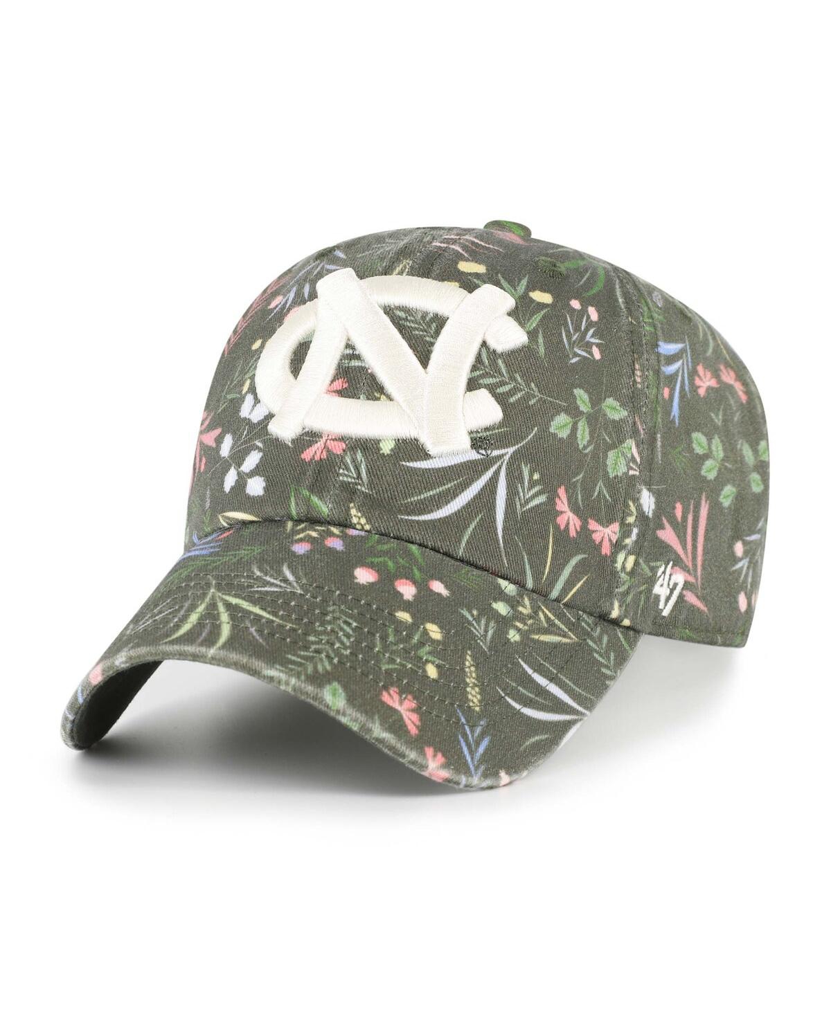 47 Brand Women's Moss Green North Carolina Tar Heels Verbena Clean Up Adjustable Hat In Green