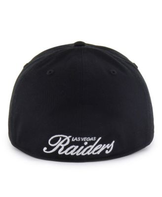 Men's Black Las Vegas Raiders Foundational Franchise Fitted Hat