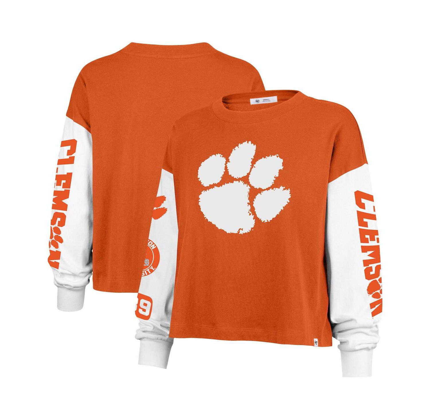 Women's Orange Clemson Tigers Sydney Long Sleeve T-Shirt