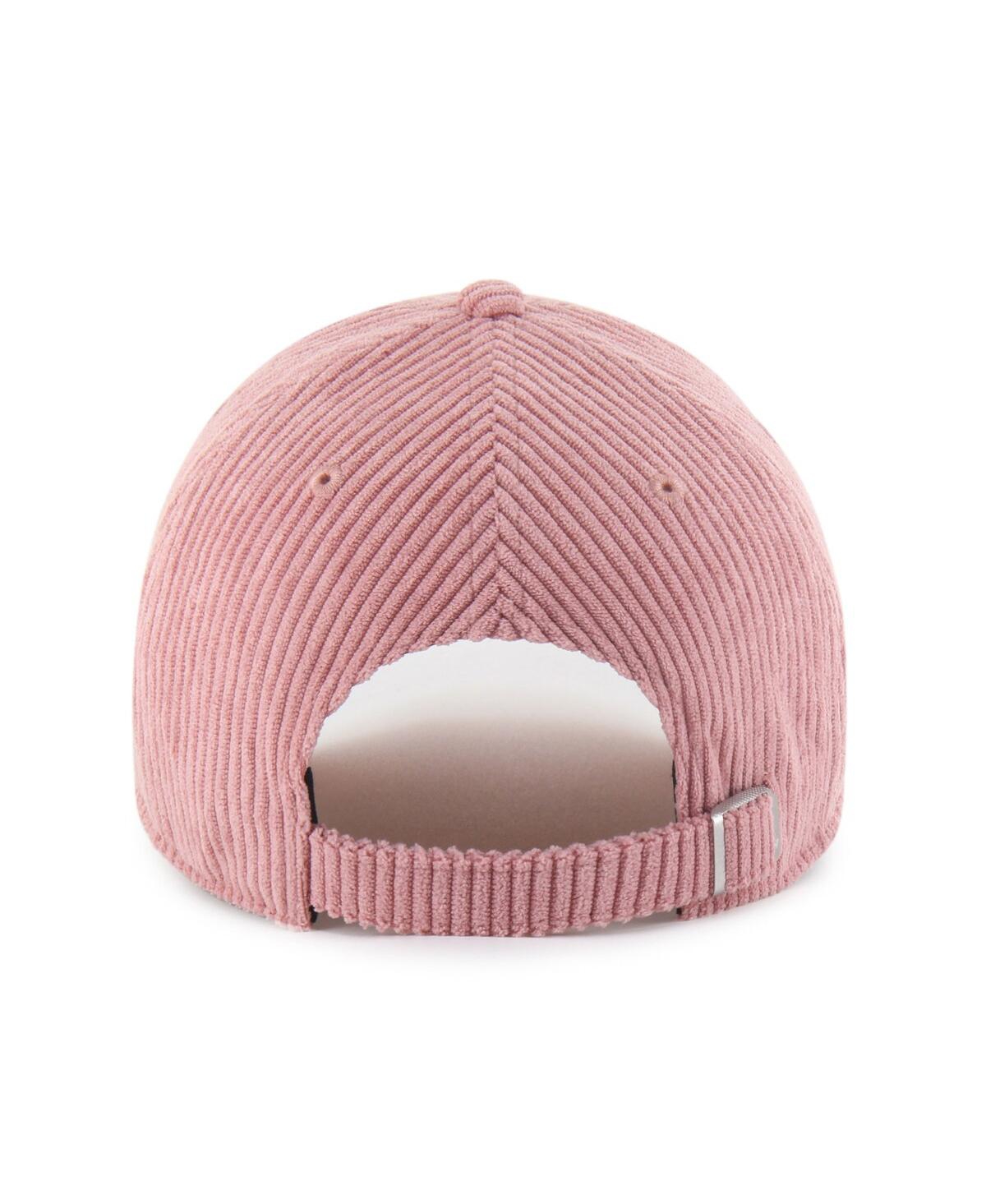 47 Brand Women's Pink San Francisco 49ers Mellow Corduroy Clean Up Adjustable Hat In Pink