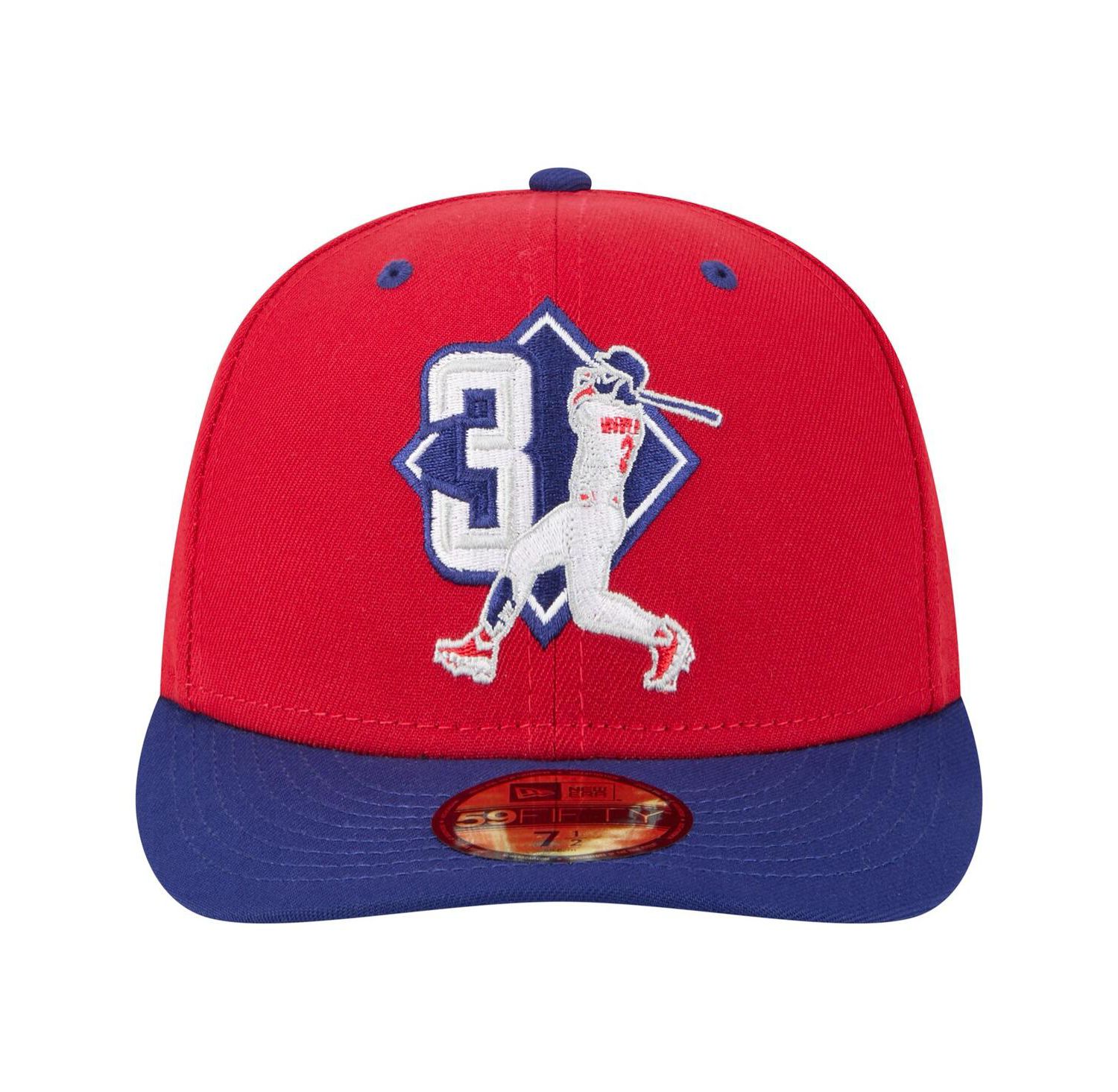 Men's Bryce Harper Red Philadelphia Phillies 59FIFTY Fitted Hat