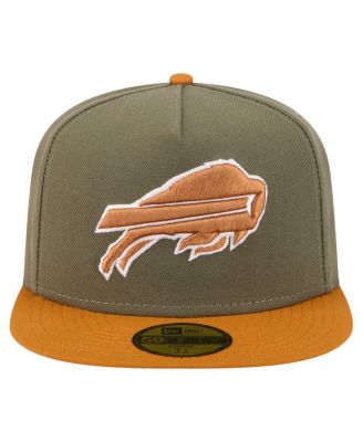 Men's&nbsp;Olive/Brown Buffalo Bills Color Pack A-Frame 59FIFTY Fitted Hat