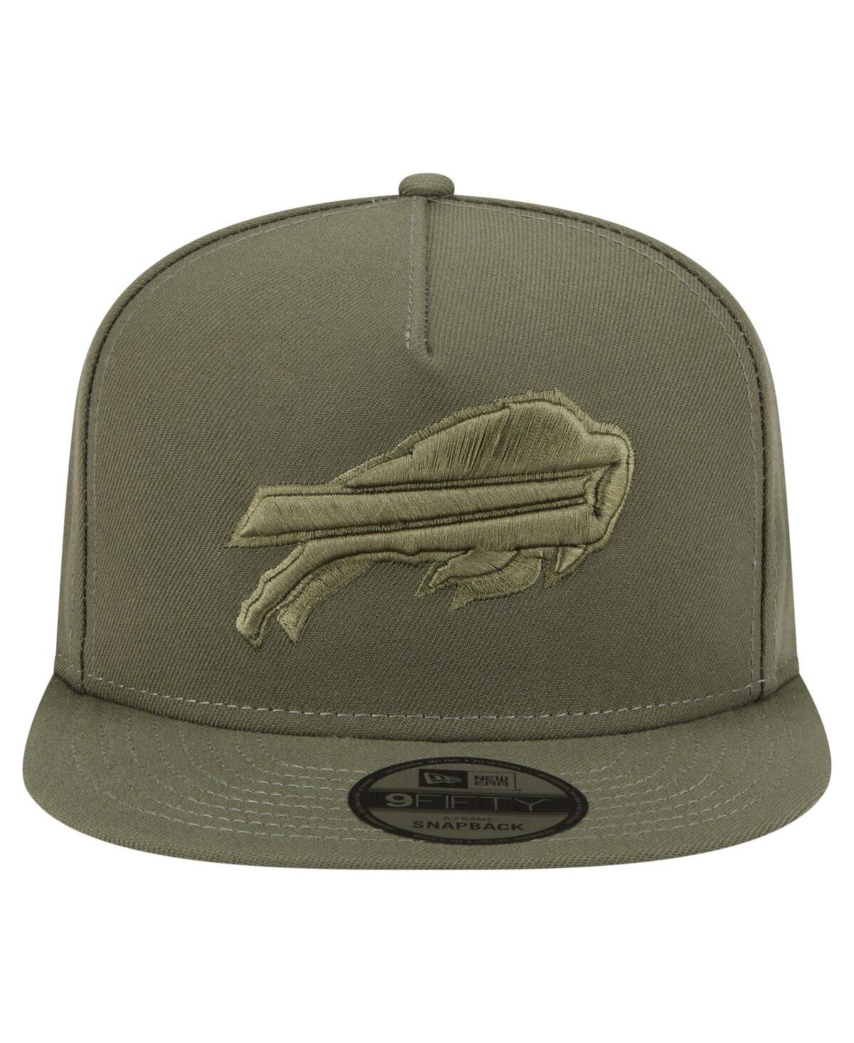 New Era Men's Olive Buffalo Bills Color Pack A-frame 59fifty Fitted Hat In Green